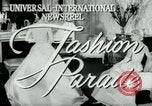 Standbild Designerkleidung Long Island New York USA, 1956, aus Sekunde 4 historischem Filmmaterial Videoclip 65675029893