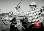 Image of carp fishing contest Michigan United States USA, 1956, second 13 stock footage video 65675029895