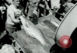Image of carp fishing contest Michigan United States USA, 1956, second 25 stock footage video 65675029895