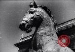 Image of horse statue Rome Italy, 1937, second 38 stock footage video 65675029900