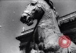 Image of horse statue Rome Italy, 1937, second 39 stock footage video 65675029900