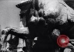 Image of horse statue Rome Italy, 1937, second 41 stock footage video 65675029900