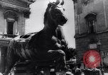 Image of horse statue Rome Italy, 1937, second 43 stock footage video 65675029900