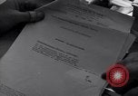 Image of Captain Harry Anderson reviews Nazi Goring's stolen art Berchtesgaden Germany, 1945, second 21 stock footage video 65675029910