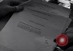 Image of Captain Harry Anderson reviews Nazi Goring's stolen art Berchtesgaden Germany, 1945, second 25 stock footage video 65675029910