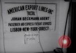 Standbild amerikanischen Export Linien Office Lissabon Portugal, 1942, aus Sekunde 29 historischem Filmmaterial Videoclip 65675029917