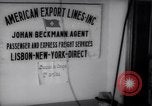 Standbild amerikanischen Export Linien Office Lissabon Portugal, 1942, aus Sekunde 30 historischem Filmmaterial Videoclip 65675029917