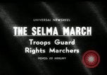 Standbild Freiheit März Selma Alabama USA, 1965, aus Sekunde 18 historischem Filmmaterial Videoclip 65675029925