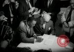 Image of Willie Mays record-setting baseball contract San Francisco California USA, 1966, second 12 stock footage video 65675029934
