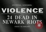 Standbild Newark Ausschreitungen Newark New Jersey USA, 1967, aus Sekunde 16 historischem Filmmaterial Videoclip 65675029935