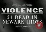 Standbild Newark Ausschreitungen Newark New Jersey USA, 1967, aus Sekunde 17 historischem Filmmaterial Videoclip 65675029935