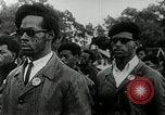 Image of Black Panther Party march and demonstration Oakland California USA, 1968, second 4 stock footage video 65675029943