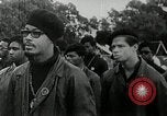 Image of Black Panther Party march and demonstration Oakland California USA, 1968, second 9 stock footage video 65675029943