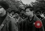 Image of Black Panther Party march and demonstration Oakland California USA, 1968, second 10 stock footage video 65675029943