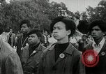 Image of Black Panther Party march and demonstration Oakland California USA, 1968, second 14 stock footage video 65675029943