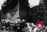Image of Launch of USS Arizona BB-39 Brooklyn New York City USA, 1915, second 26 stock footage video 65675029963
