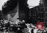 Image of Launch of USS Arizona BB-39 Brooklyn New York City USA, 1915, second 27 stock footage video 65675029963
