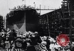 Image of Launch of USS Arizona BB-39 Brooklyn New York City USA, 1915, second 32 stock footage video 65675029963