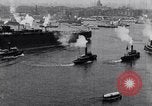 Image of Launch of USS Arizona BB-39 Brooklyn New York City USA, 1915, second 47 stock footage video 65675029963