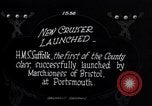 Standbild HMS Suffolk Portsmouth England, 1926, aus Sekunde 9 historischem Filmmaterial Videoclip 65675029968