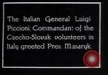 Immagine di Generale Luigi Piccioni Praga Cecoslovacchia, 1918, secondo 5 filmato di repertorio 65675029975