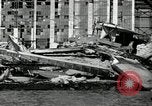 Standbild zerstörte Flugzeuge nach Angriff Pearl Harbor Hawaii USA, 1941, aus Sekunde 16 historischem Filmmaterial Videoclip 65675029980