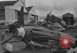 Image of Hickham Field wreckage World War 2 Pearl Harbor Hawaii USA, 1941, second 37 stock footage video 65675029993