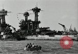Image Réparations effectuées après l'attaque de Pearl Harbour Pearl Harbor Hawaii USA, 1941, de la seconde 11 séquences d'archives historiques vidéo 65675029994