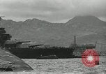 Image of American battleships Pearl Harbor Hawaii USA, 1942, second 6 stock footage video 65675029995