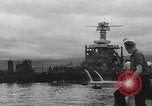 Image of American battleships Pearl Harbor Hawaii USA, 1942, second 35 stock footage video 65675029995