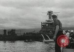 Image of American battleships Pearl Harbor Hawaii USA, 1942, second 36 stock footage video 65675029995