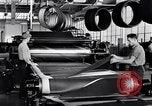 Image of tire production Michigan United States USA, 1938, second 25 stock footage video 65675030008