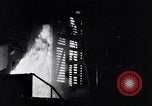 Image of molten steel poured into engine block molds Michigan United States USA, 1938, second 1 stock footage video 65675030010
