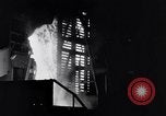 Image of molten steel poured into engine block molds Michigan United States USA, 1938, second 4 stock footage video 65675030010