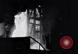 Image of molten steel poured into engine block molds Michigan United States USA, 1938, second 5 stock footage video 65675030010