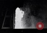 Image of molten steel poured into engine block molds Michigan United States USA, 1938, second 18 stock footage video 65675030010