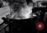 Image of molten steel poured into engine block molds Michigan United States USA, 1938, second 21 stock footage video 65675030010
