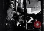 Image of molten steel poured into engine block molds Michigan United States USA, 1938, second 42 stock footage video 65675030010