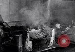 Image of molten steel poured into engine block molds Michigan United States USA, 1938, second 45 stock footage video 65675030010