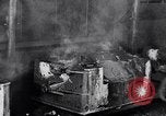 Image of molten steel poured into engine block molds Michigan United States USA, 1938, second 46 stock footage video 65675030010