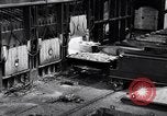 Image of molten steel poured into engine block molds Michigan United States USA, 1938, second 62 stock footage video 65675030010