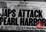 Image of Radio broadcasts inform Americans about Japanese attack on Pearl Harbor United States USA, 1942, second 8 stock footage video 65675030021