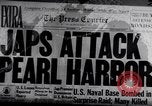 Image of Radio broadcasts inform Americans about Japanese attack on Pearl Harbor United States USA, 1942, second 9 stock footage video 65675030021