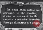 Image boxing Ford Motors United States USA, 1923, de la seconde 1 séquences d'archives historiques vidéo 65675030026