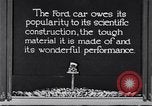 Standbild Ford Auto getestet United States USA, 1923, aus Sekunde 3 historischem Filmmaterial Videoclip 65675030028