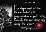 Standbild Schweinefleisch Verpackung United States USA, 1919, aus Sekunde 3 historischem Filmmaterial Videoclip 65675030037