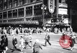 Image of busy city street with pedestrian traffic Detroit Michigan USA, 1926, second 45 stock footage video 65675030056