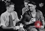 Image of workers have lunch Detroit Michigan USA, 1952, second 1 stock footage video 65675030075