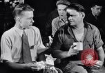 Image of workers have lunch Detroit Michigan USA, 1952, second 4 stock footage video 65675030075