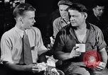 Image of workers have lunch Detroit Michigan USA, 1952, second 7 stock footage video 65675030075
